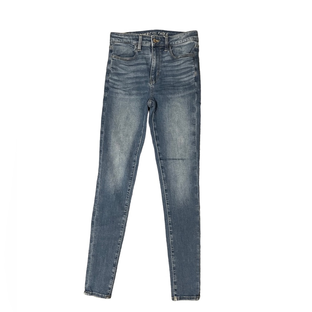 American Eagle Ne(x)t Level Stretch Super Hi-Rise Skinny Jegging - Size 2 X-Long